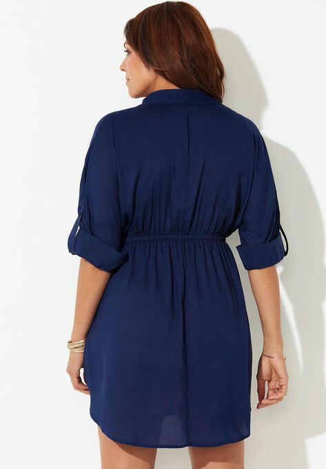 Blaire Button Up Top Cover Up, , on-hover image number null