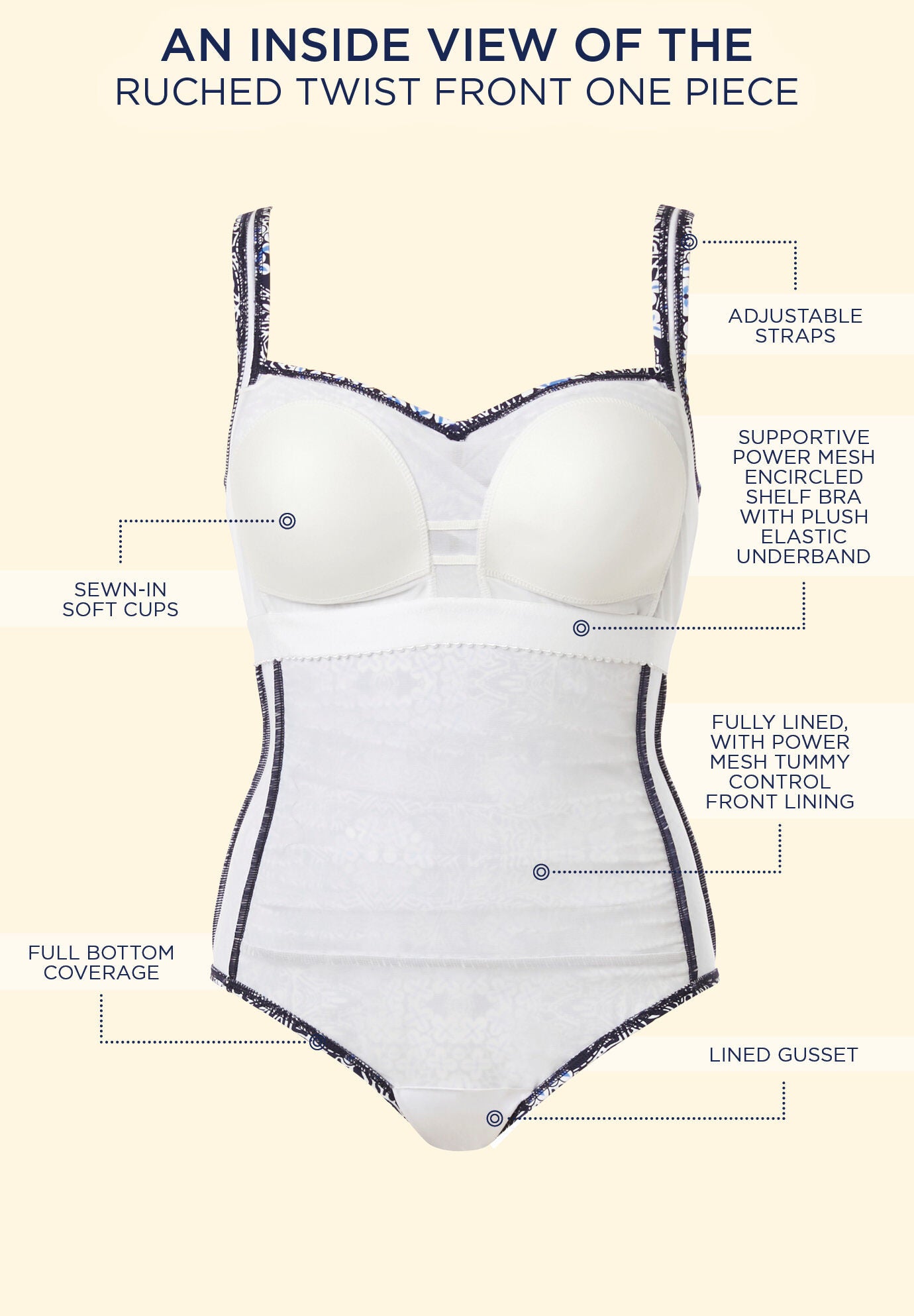 Anna-Kaci Swim Women's Twist Front One Piece Swimsuit with Halter Neckline and Ruched Tummy Control Detail