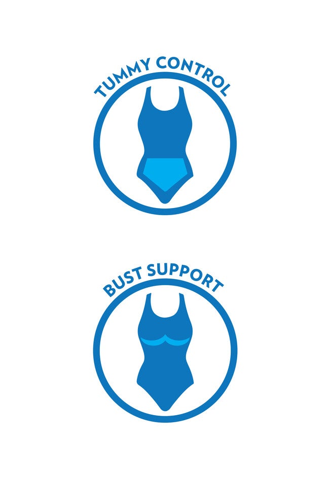 Underwire Swim Dress, , alternate image number 2