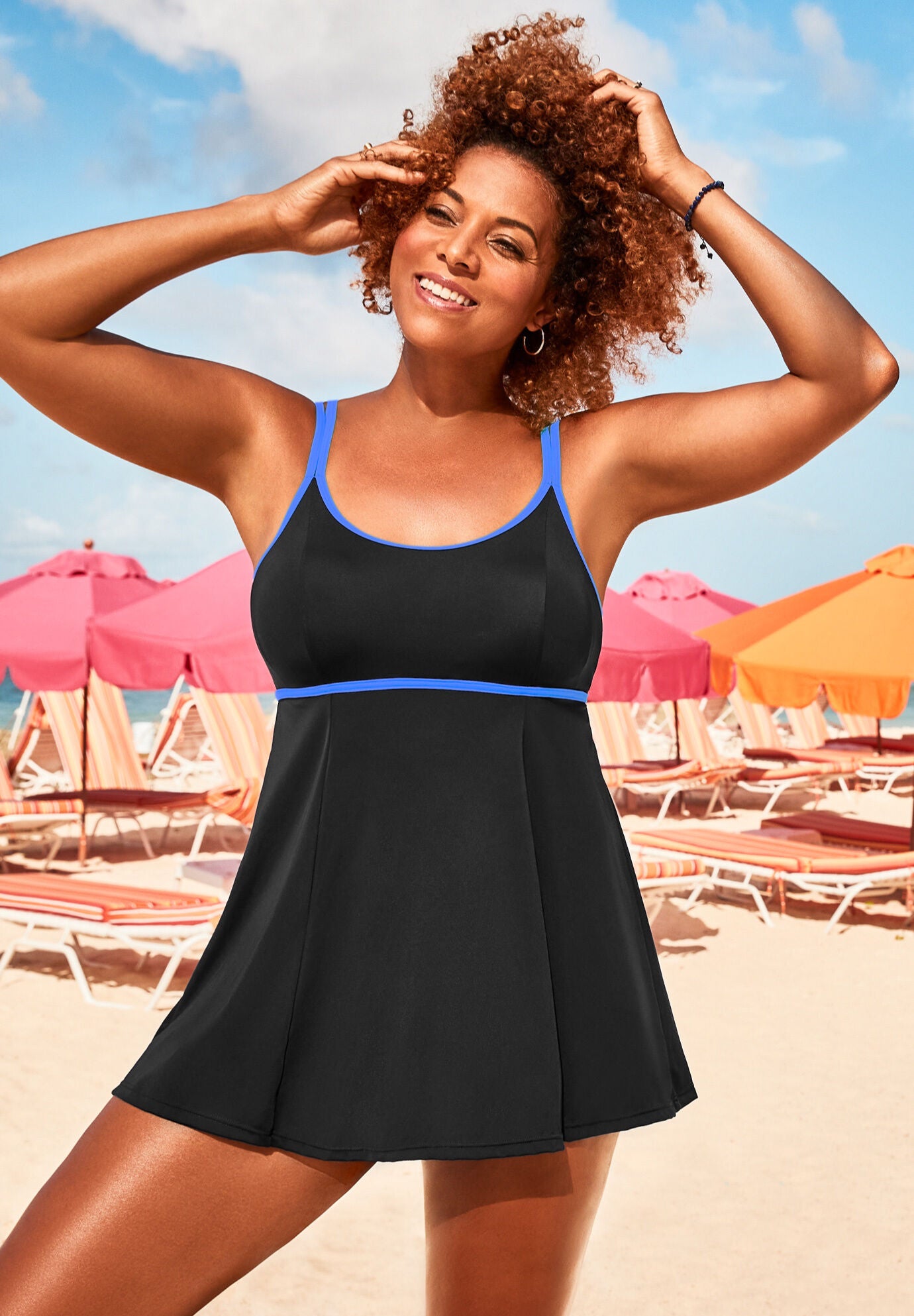 Woman within swimdresses cheap