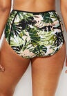 High Waist Piped Swim Brief, , on-hover image number null