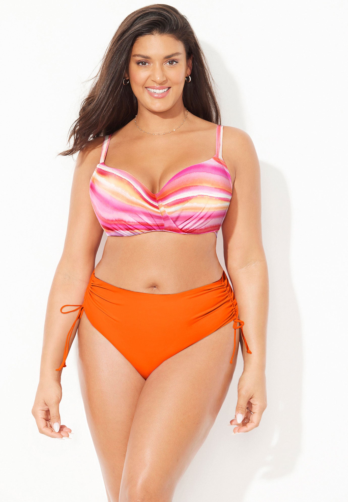 Ruler Bra Sized Underwire Bikini Set, , hi-res image number null