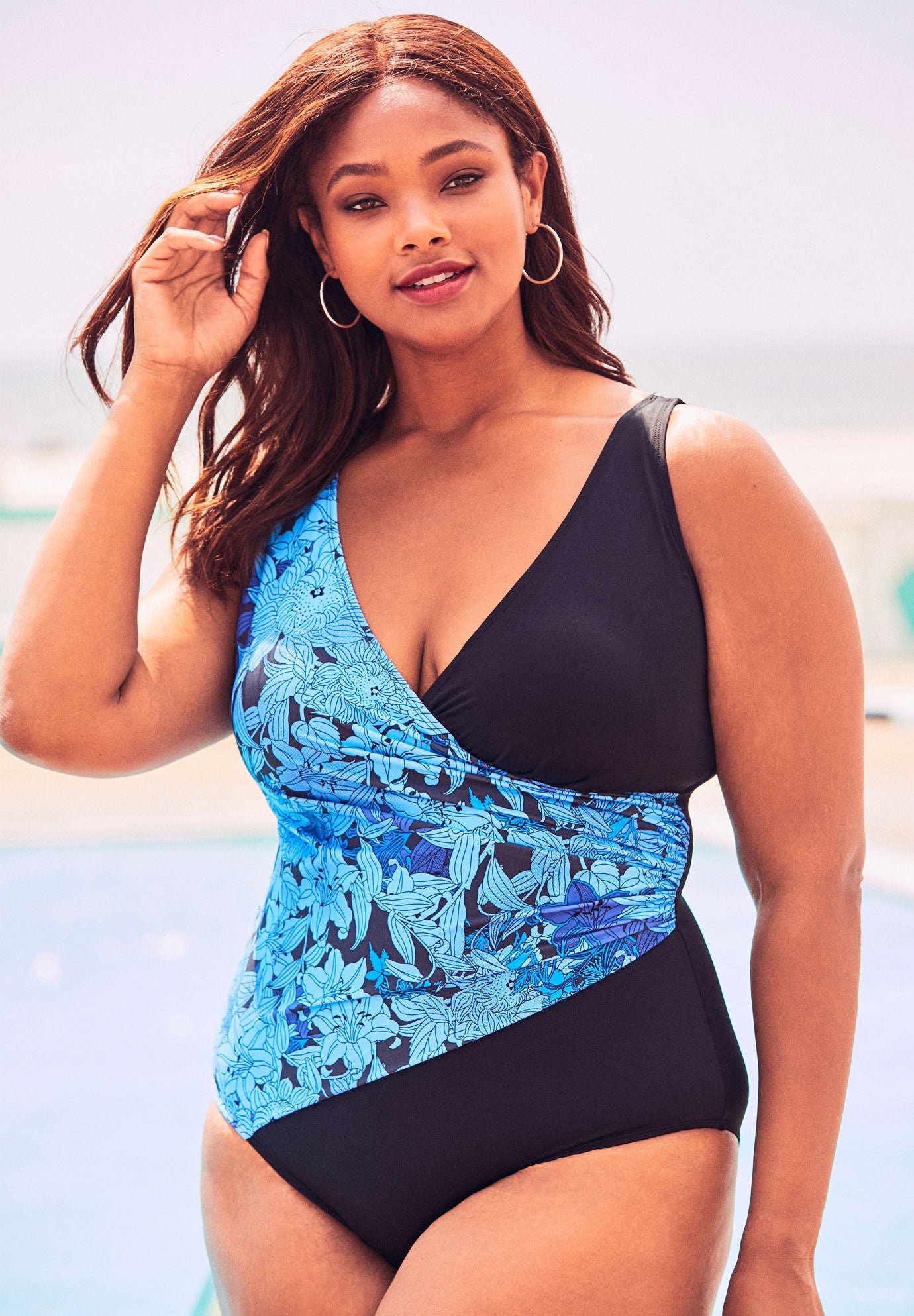 woman within plus size bathing suits