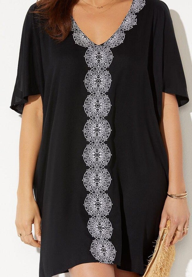 Hadley Embroidered Cover Up Tunic, , alternate image number 3