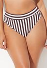 Maestro Ribbed High Waist Bikini Bottom, , alternate image number null