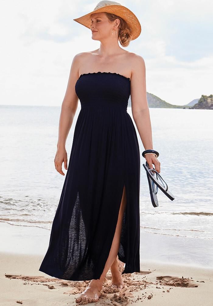 Strapless beach cover up clearance