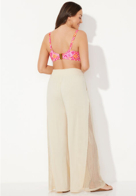 Dena Crochet Beach Pant Cover-Up, , on-hover image number null