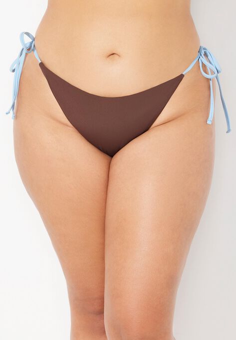 The Veronica Reversible Side Tie Bikini Bottom, , alternate image number null