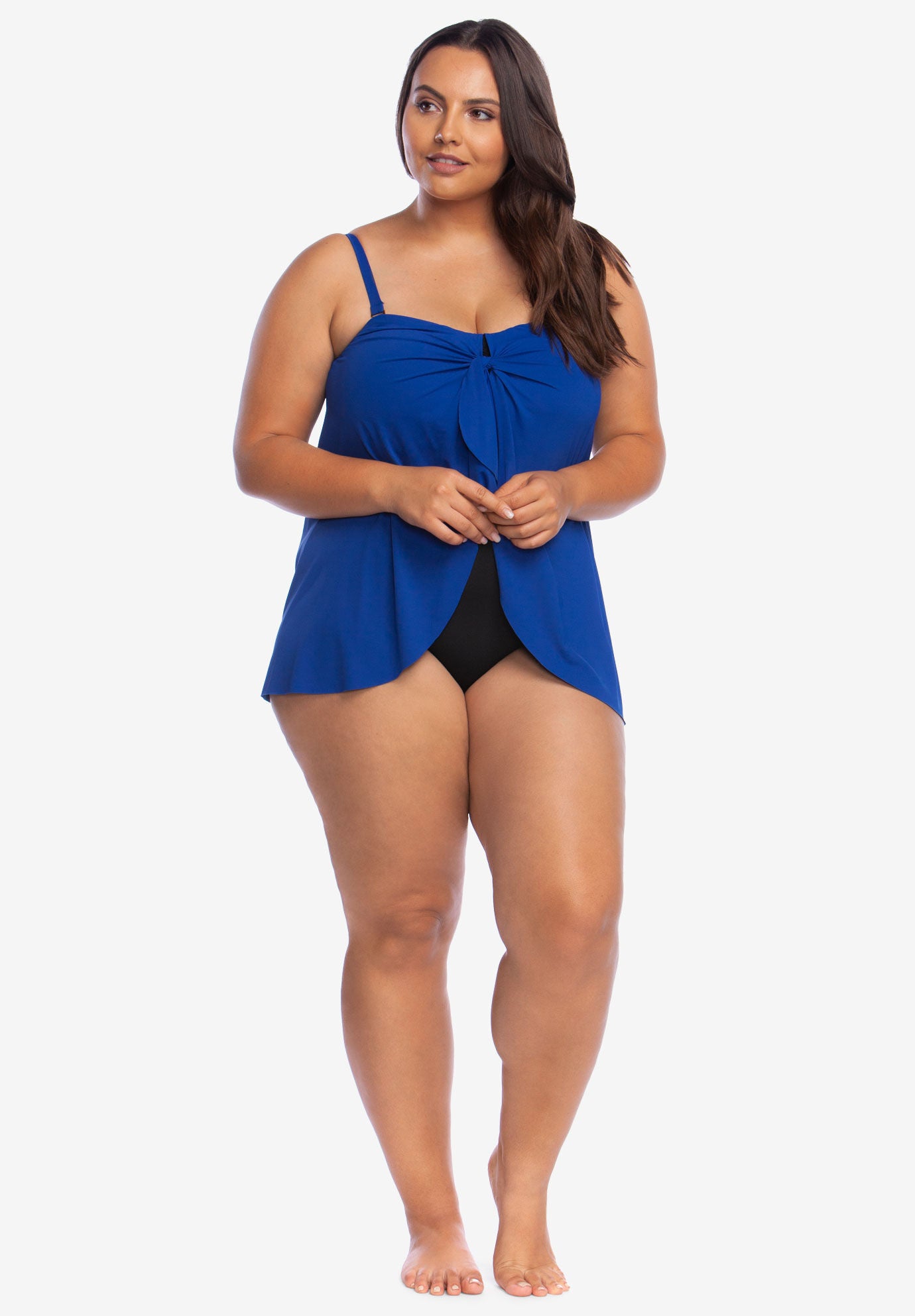 Chaps one piece bathing suits sales