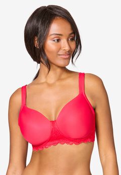 Leading Lady® The Zoey Lace Band Molded Wire Free T-Shirt Bra