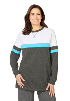Color Block Long Sleeve Sweatshirt