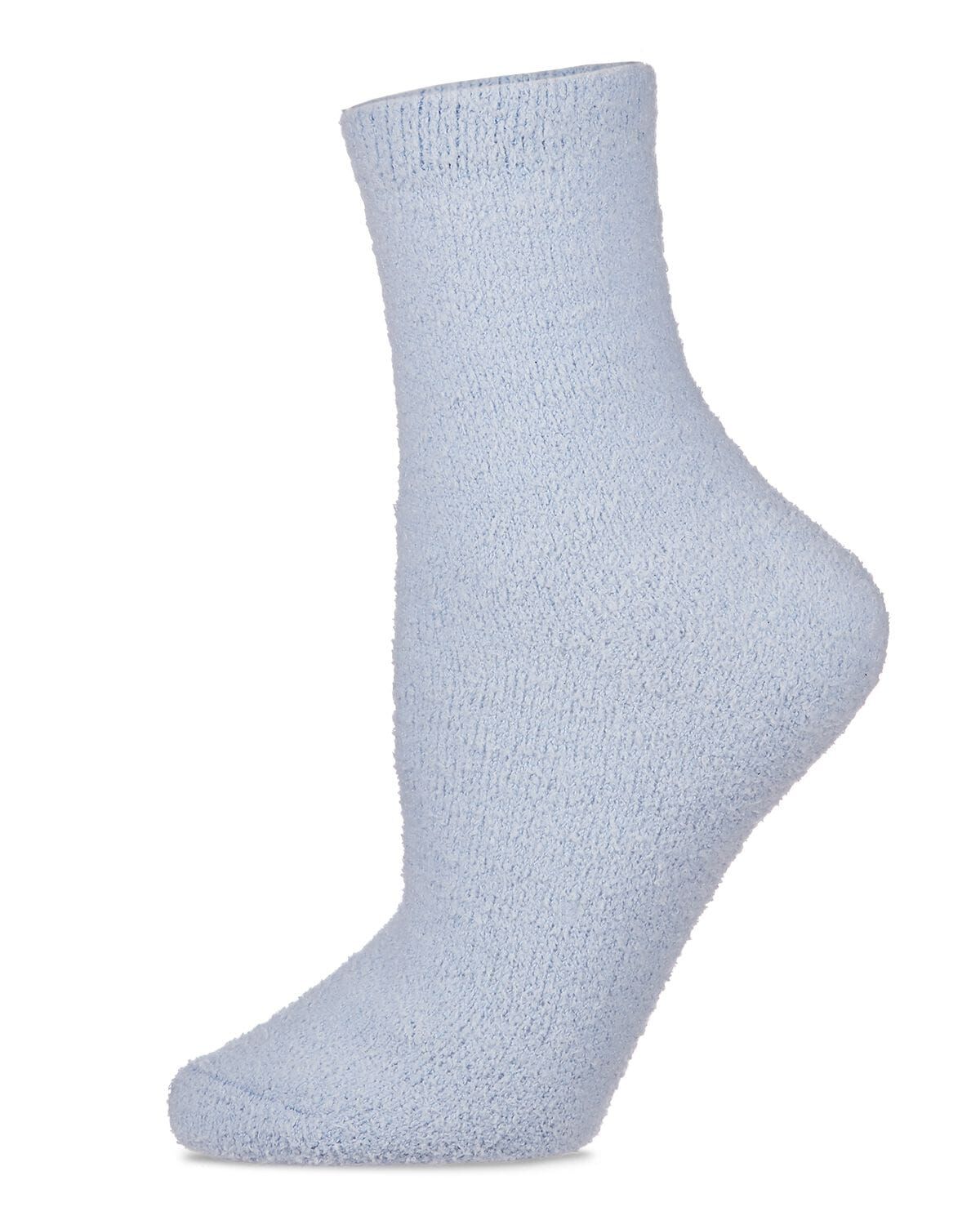 Women's Gel-Lined Solid-Color Citrus Scented Ankle Sock, BLUE, hi-res image number 0