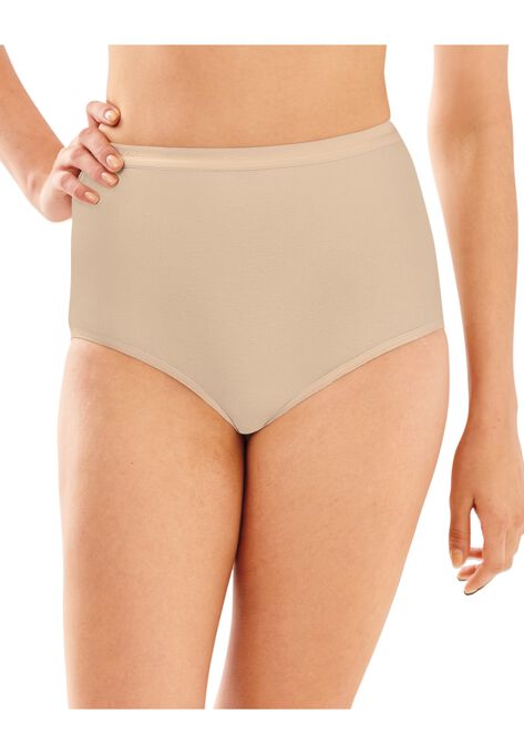 Full-Cut-Fit Stretch Cotton Brief DF2324, SOFT TAUPE, hi-res image number null