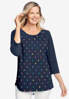 Three-Quarter Sleeve Baseball Tee