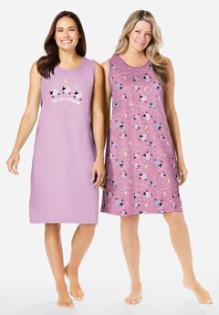 2-Pack Sleeveless Sleepshirt