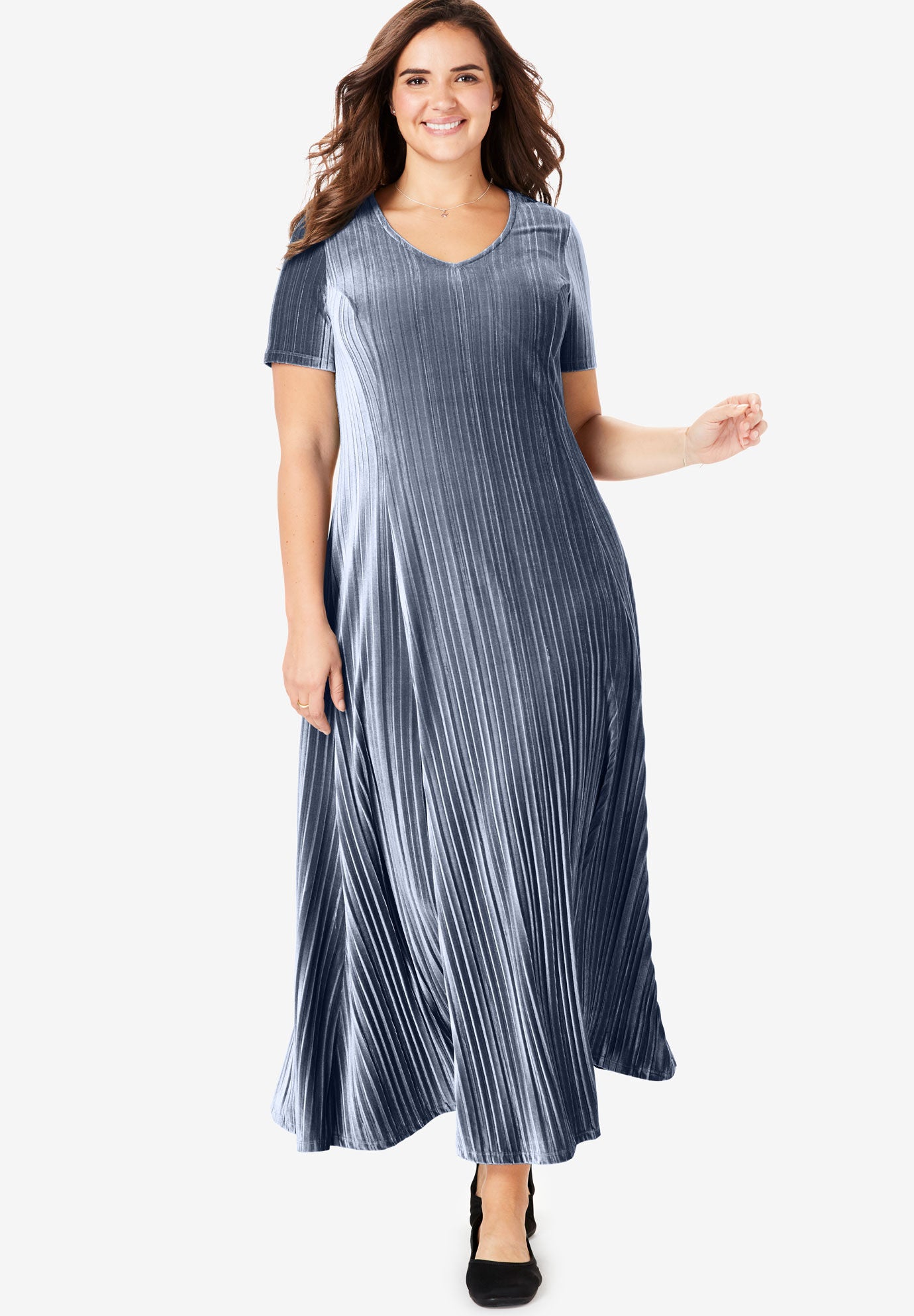 woman within casual dresses