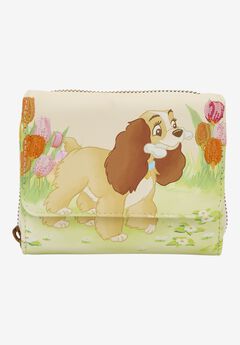 Loungefly Disney Lady and the Tramp Wallet Pastel Tulip Trifold