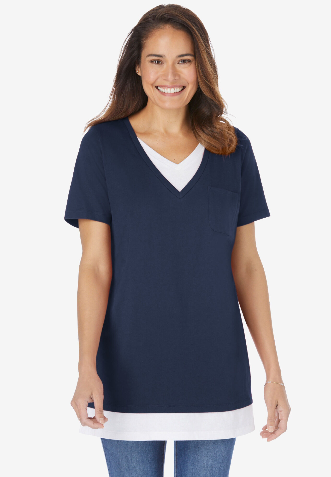 Layered-Look Tunic | Woman Within
