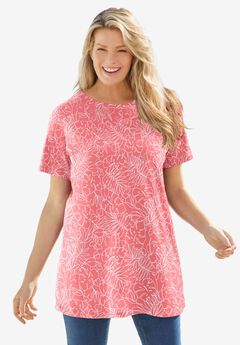 Perfect Printed Crewneck Tunic