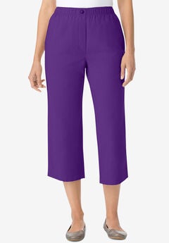 Plus Size Purple Shorts