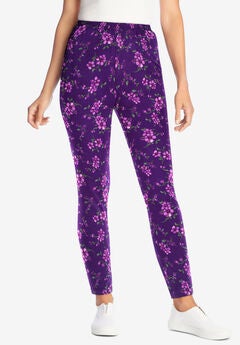 Stretch Cotton Printed Legging