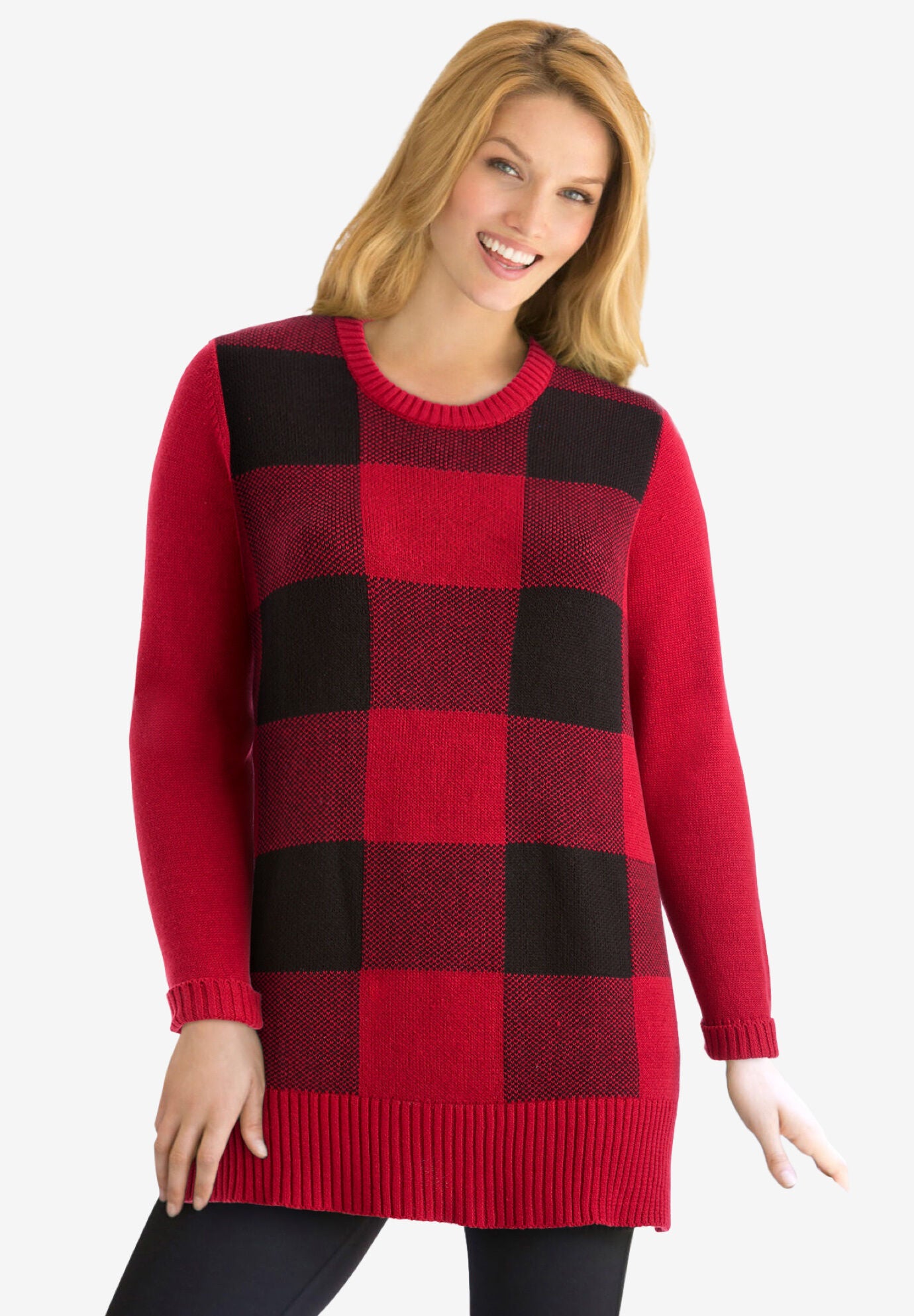 Buffalo plaid pullover women's online