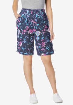 Elastic-Waist Knit Short