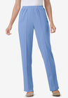 Elastic-Waist Soft Knit Pant, FRENCH BLUE, hi-res image number null