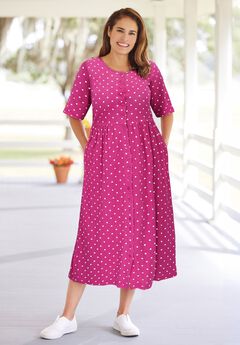 Button-Front Essential Dress