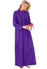 Smocked velour long robe by Only Necessities®, , alternate image number null
