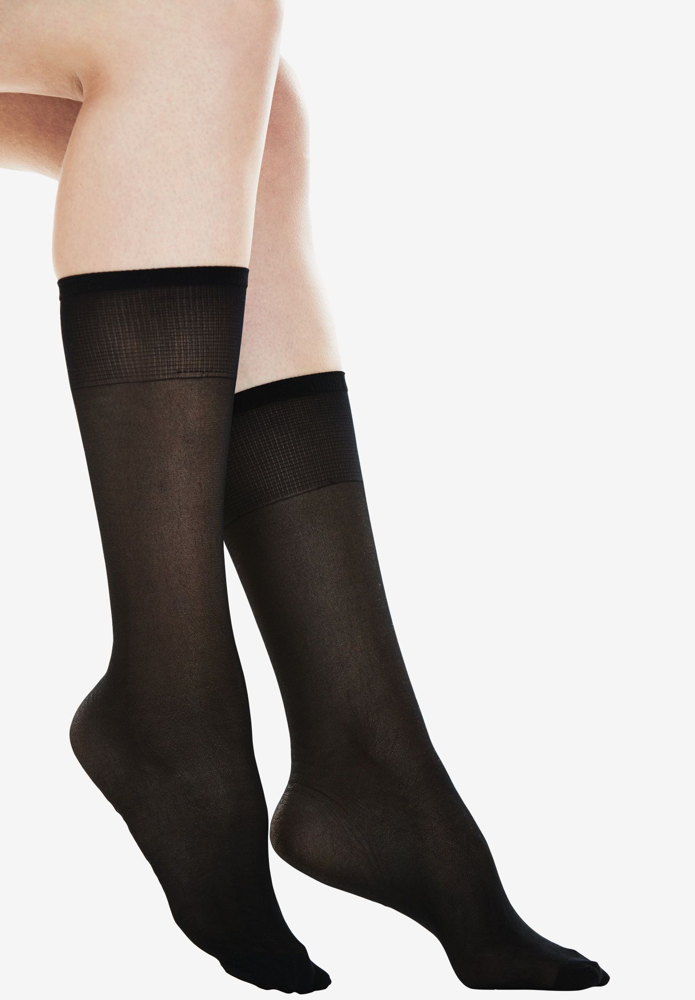 2 pack extended size compression knee high by comfort choice plus plus size knee high socks