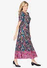 Short-sleeve Crinkle Dress, , alternate image number null