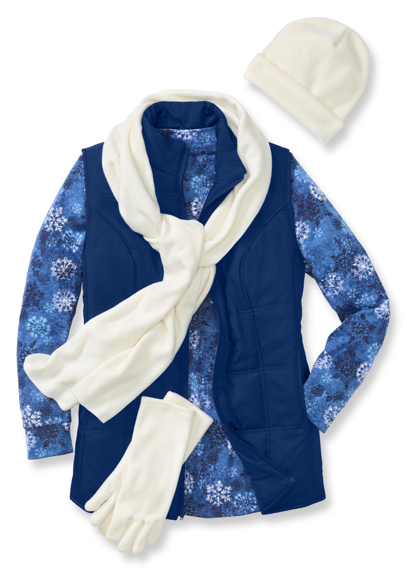 Quilted Vest, , alternate image number 4
