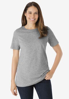 Perfect Short-Sleeve Crewneck Tee