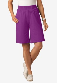 Elastic-Waist Knit Short