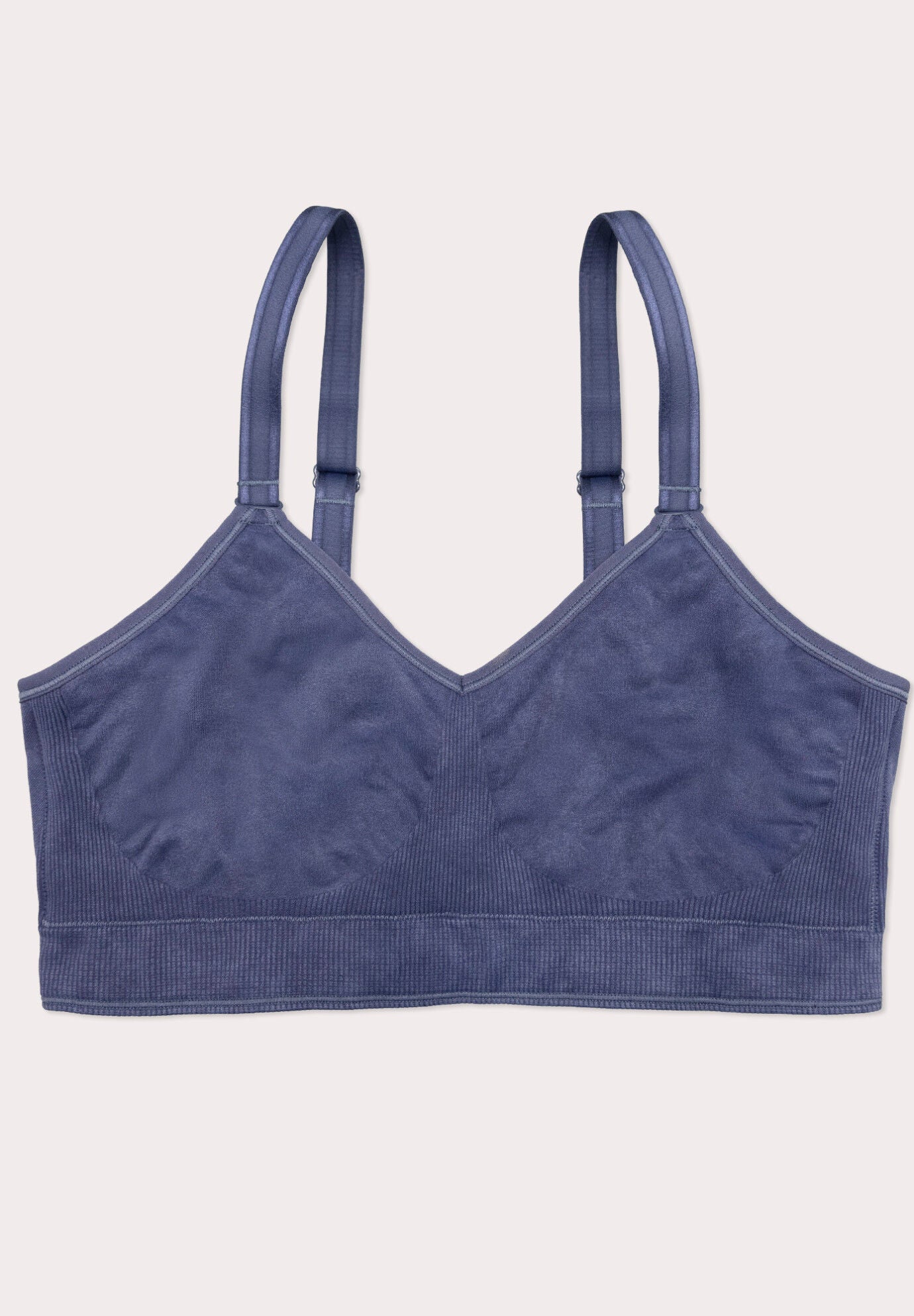 Smooth Seamless Comfort Wireless Bra, CROWN BLUE WASH, alternate image number 4