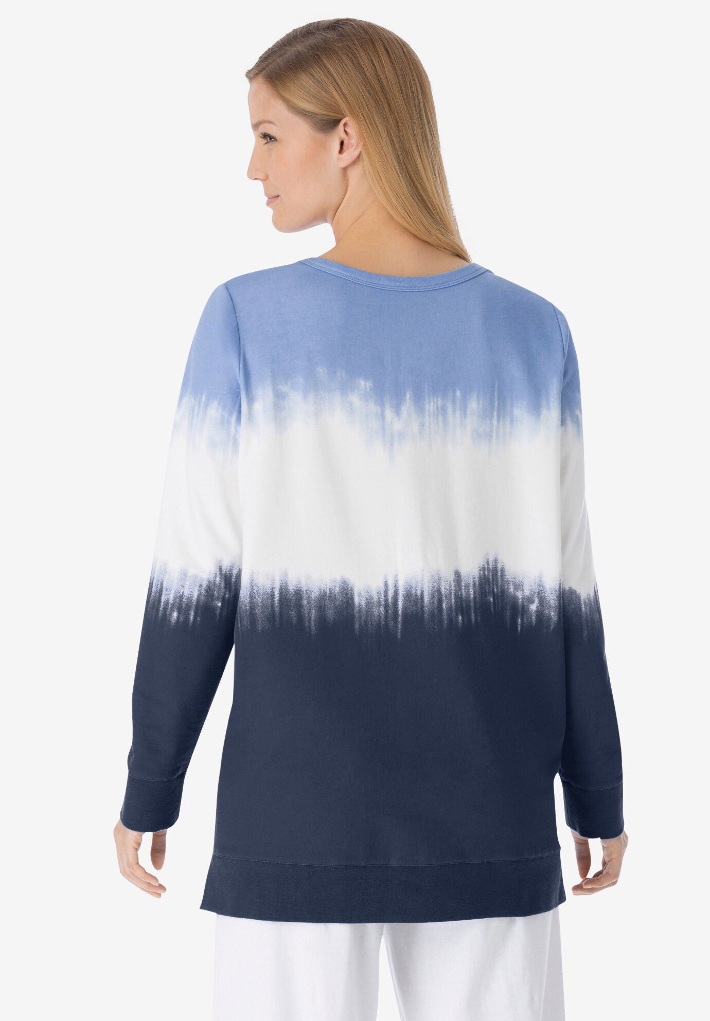 Tie dye sales tunic sweatshirt