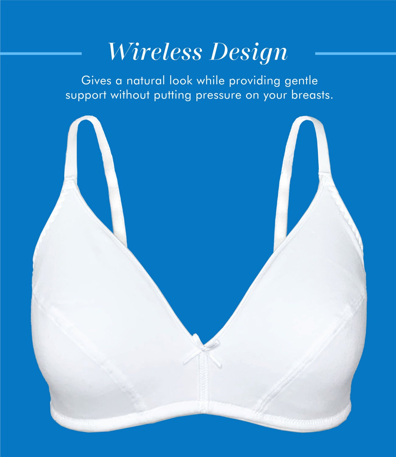 Bestform Cotton Wireless Bra with Lightly Lined Cups 2-Pack - 5006255, WHITE WHITE, alternate image number 6