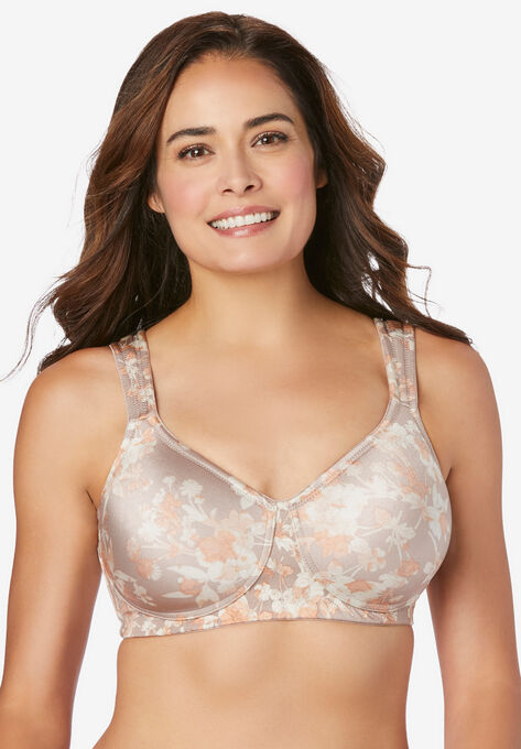 Microfiber Wireless T-Shirt Bra , LIGHT TAUPE WILLOW, hi-res image number null