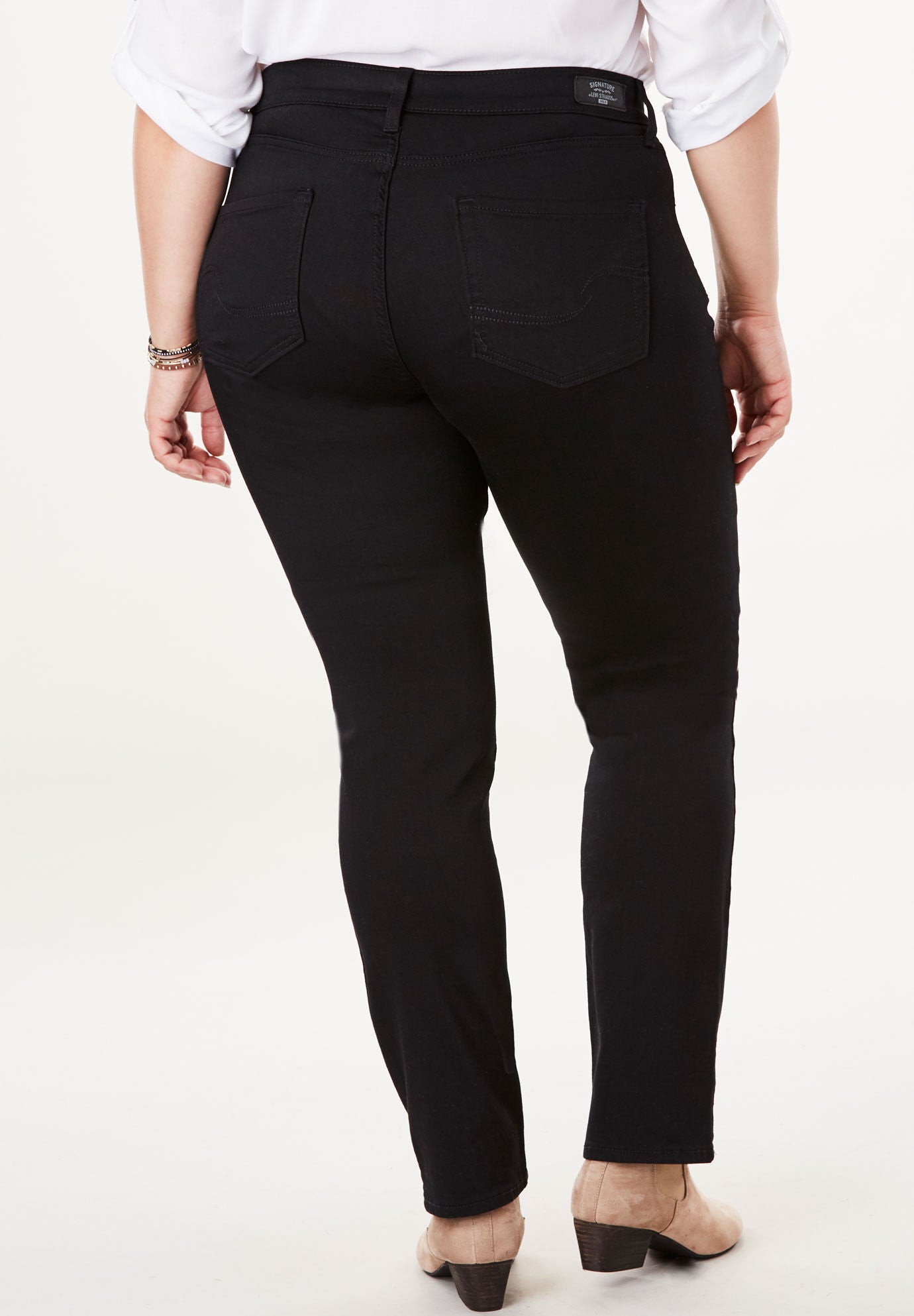 Levi strauss curvy straight jeans clearance