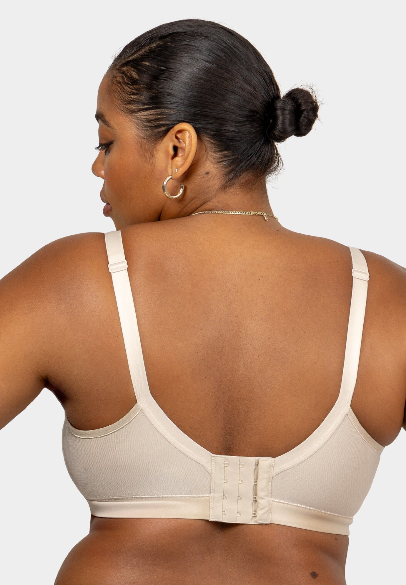 Cotton Luxe Unlined Wireless Bra, NATURAL, on-hover image number 1