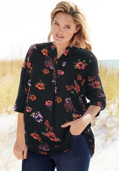 Plus Size Long Tunic Tops