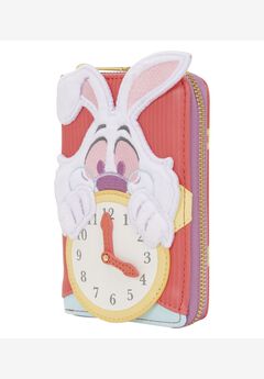 Loungefly Disney Alice in Wonderland Zip Around Wallet White Rabbit