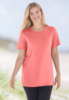 Perfect Short-Sleeve Crewneck Tee