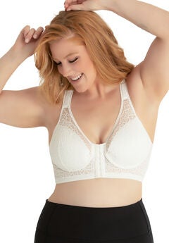 The Nora - Shimmer Back Lace Front Closure Bra