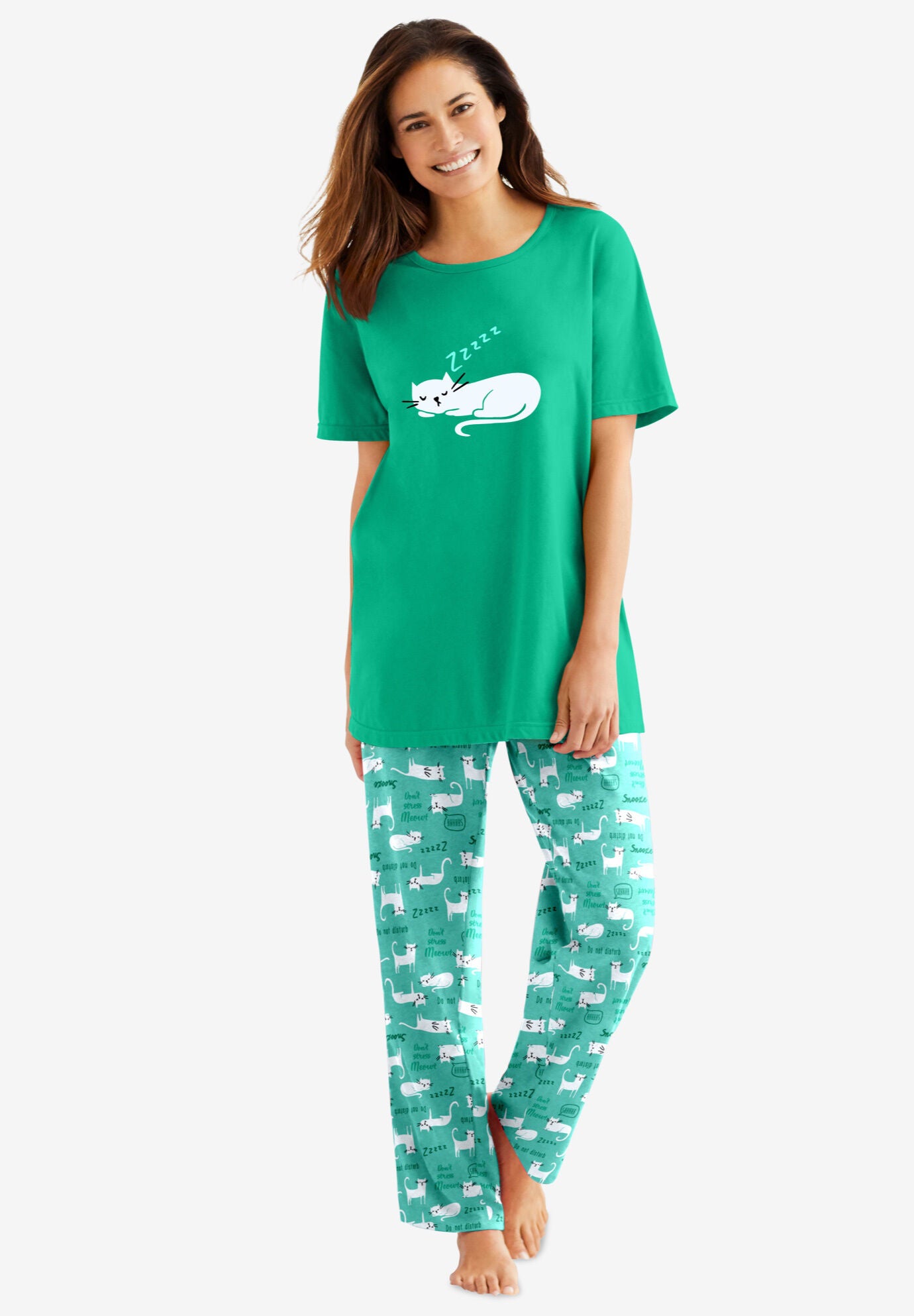 Women s Plus Size Pajama Sets Woman Within Woman Within