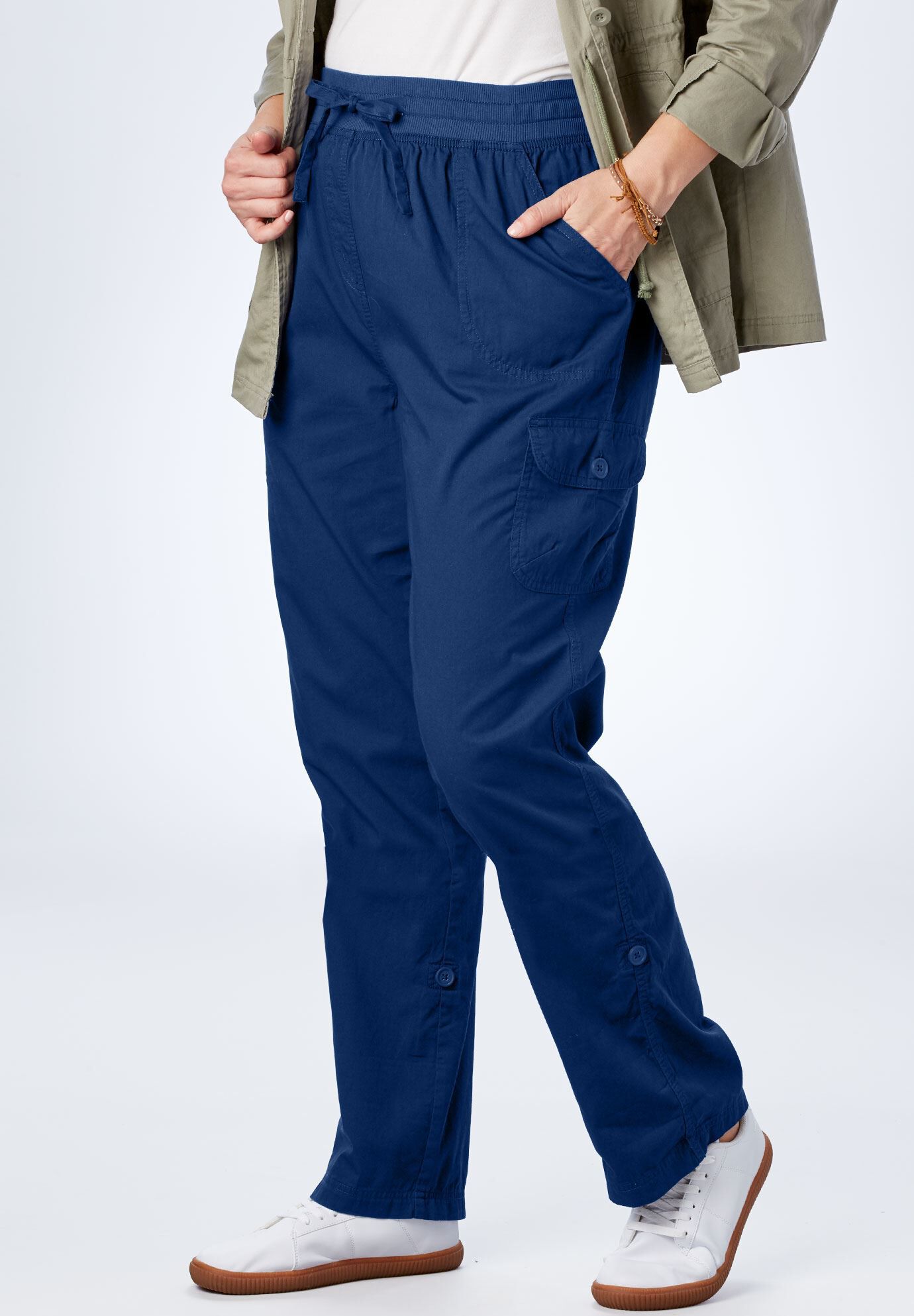 woman within cargo pants