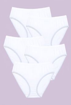Hi-Cut Cotton Brief 5-Pack
