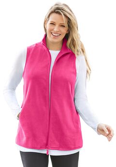 Zip-Front Microfleece Vest