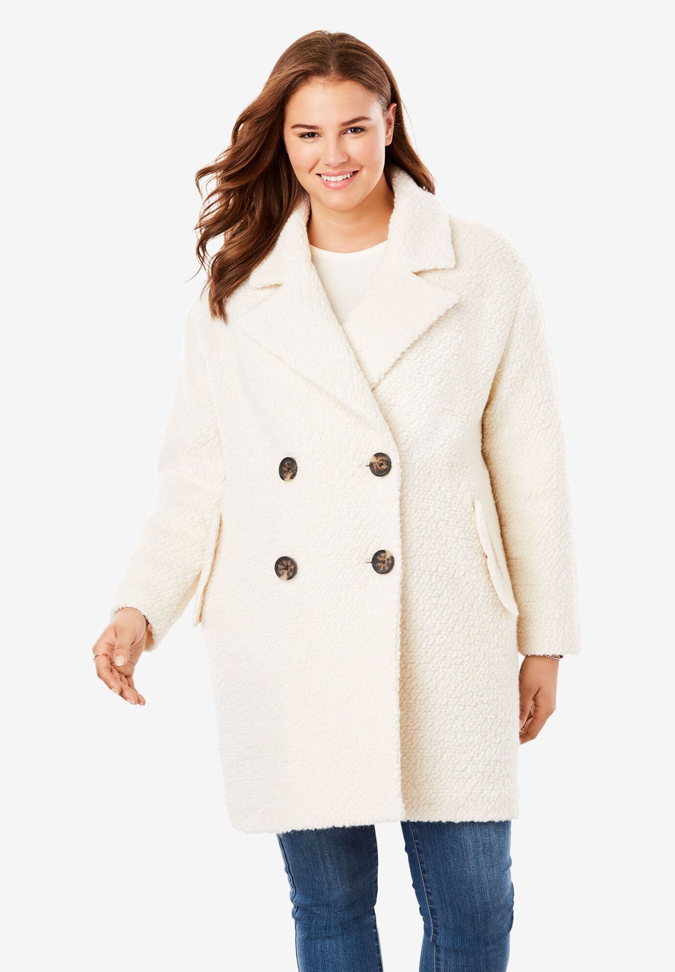 Woman within peacoat Clearance